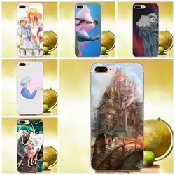 Studio Ghibli Хоула движущийся замок чехол для Galaxy A3 A5 A7 On5 On7 2015 2016 2017 Grand Альфа G850 Core2 Prime S2 I9082