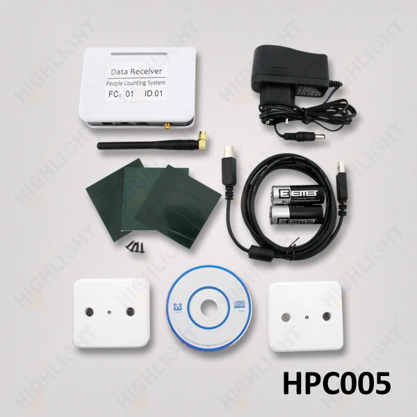 Выделите HPC005 инфракрасный беспроводной ИК счетчик людей датчик для розничного магазина