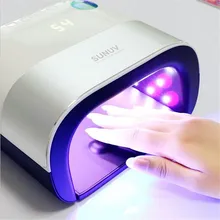 Лампа для ногтей 48 Вт Светодиодный УФ двойной источник света Сушилка для ногтей для всех гелей быстросохнущая машина Smart Memery лак для ногтей лак УФ-гель