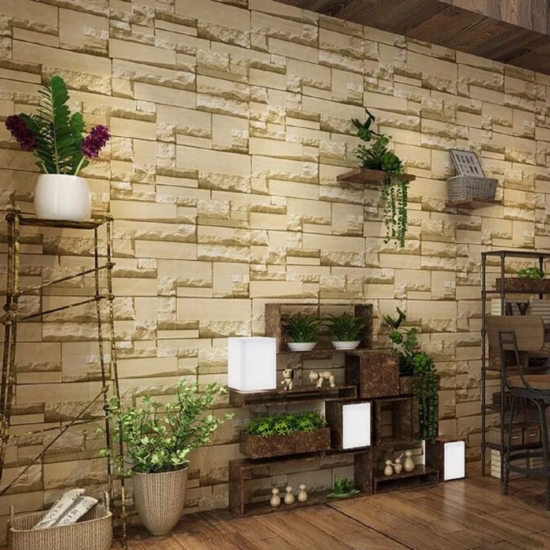 10mx0.53m PVC Modern Stone Brick 3D Wallpaper DIY Living Room Bedroom Mural Roll Wall Background Decor Drop ship 10mx0.53m PVC Modern Stone Brick 3D Wallpaper DIY Living Room Bedroom Mural Roll Wall Background Decor Drop ship
