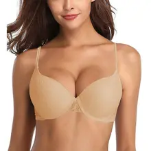 Novo sexy underwire acolchoado push up bordado rendas feminino profundo v bra plus size 32 34 36 38 40 42 44 a b c d e dropshipping