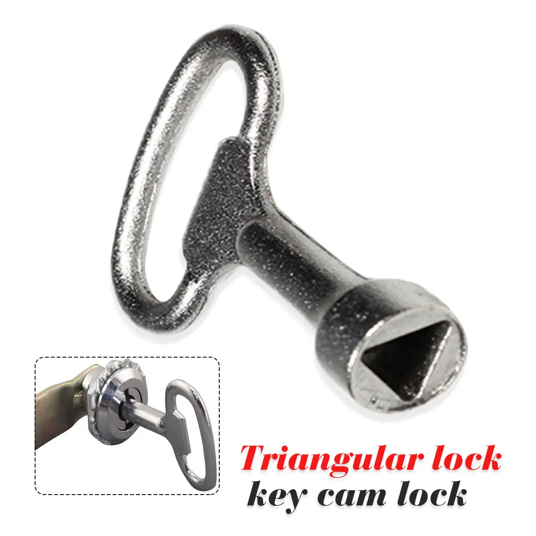 

Universal Key Wrench Triangle Square Socket Key Train Electrical Cupboard Box Elevator Cabinet Switch Panel Lock Key
