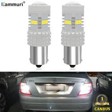 CANbus – feu de recul blanc P21W LED pour voiture, pour Mercedes classe C W203 C180 C200 C220 C230 C240 C270 C280 C300 C320 C350 00-07