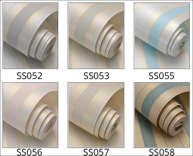 Simple Luxury Wall Decor Modern Striped Wallpaper For Bedroom Dining Room Living Room Sofa TV Background 3D Wall Paper Rolls Simple Luxury Wall Decor Modern Striped Wallpaper For Bedroom Dining Room Living Room Sofa TV Background 3D Wall Paper Rolls