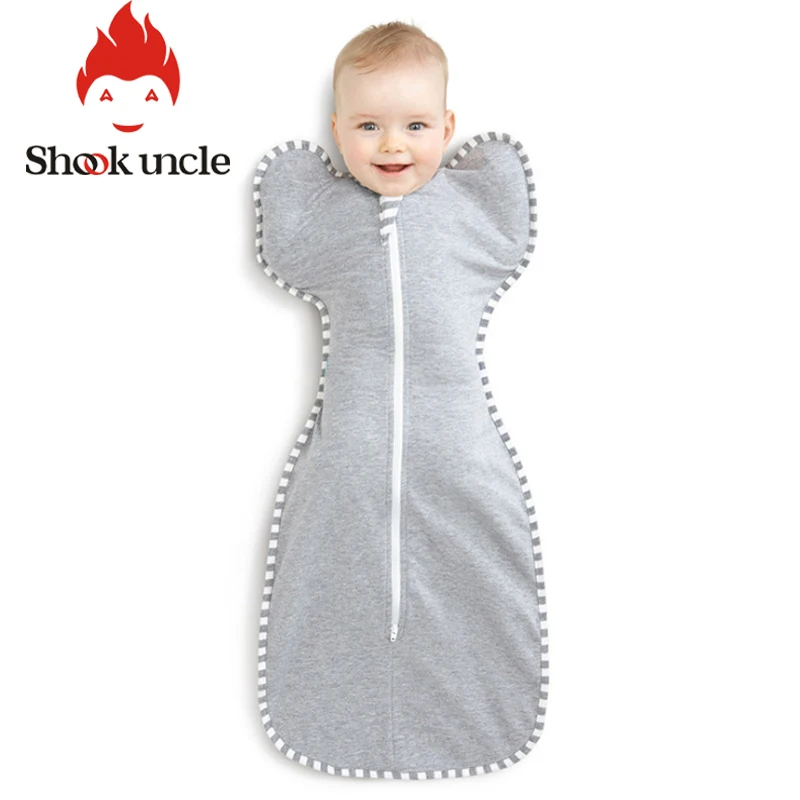 

Baby swaddling Sleep sack 0-9M newborns Zipper Sleepsacks Baby Bedding Accessories Surrender hands Pure cotton Baby Sleeping Bag