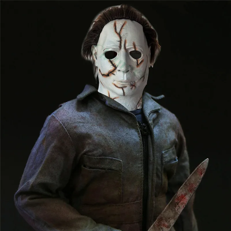 

Adult Deluxe Michael Myers Mask Halloween Cosplay Costume Prop