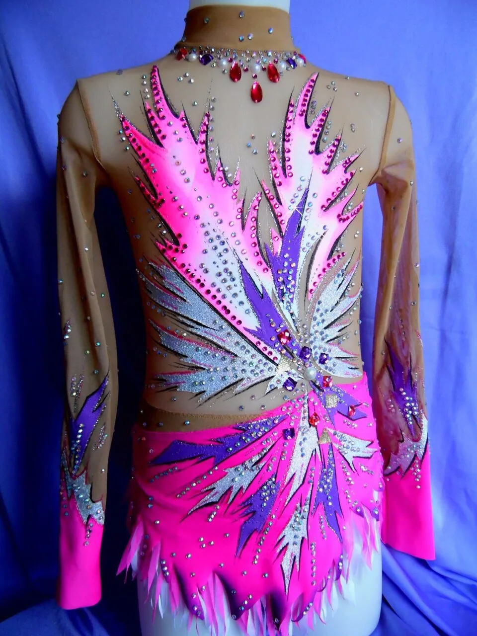 

Free shippingRedNEW FIGURE ICE SKATING BATON TWIRLING DRESS COSTUME ADULTTC3