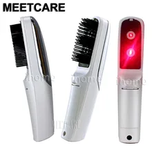 Горячая Лазерная Анти-перхоти массажка для волос лечение выпадения волос уход и лечение волос Regrowth Tousle массаж на батарейках расчески