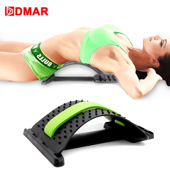 

DMAR Back Massage Magic Stretcher Fitness Equipment Stretch Waist Neck Relax Lumbar Support Spine Pain Relief Chiropractic
