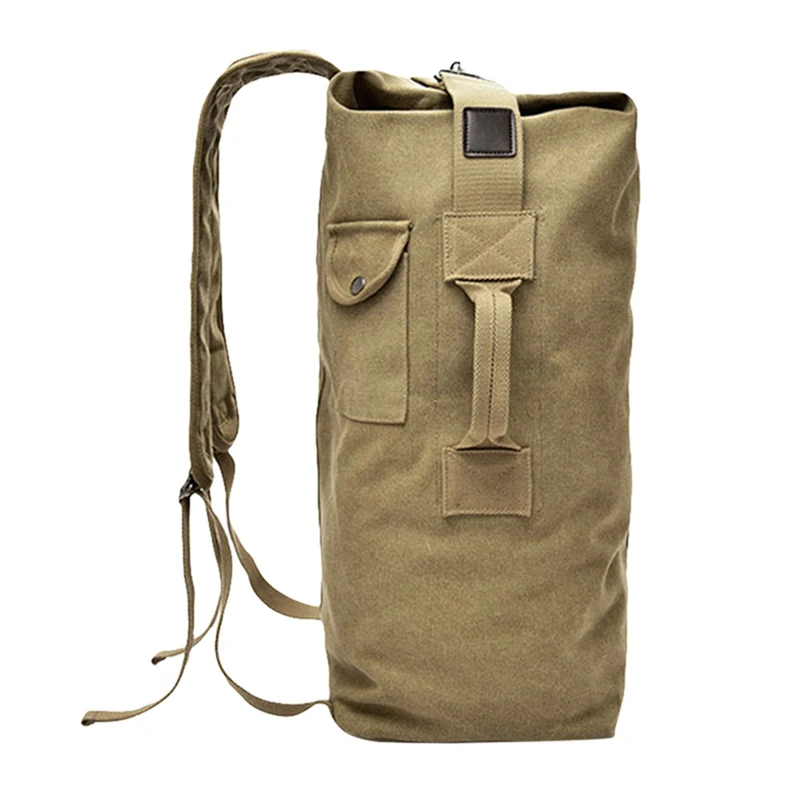 Большой Ёмкость путешествия восхождение дорожная сумка Тактический военный рюкзак Для женщин армейскими сумками Холст ведро сумка