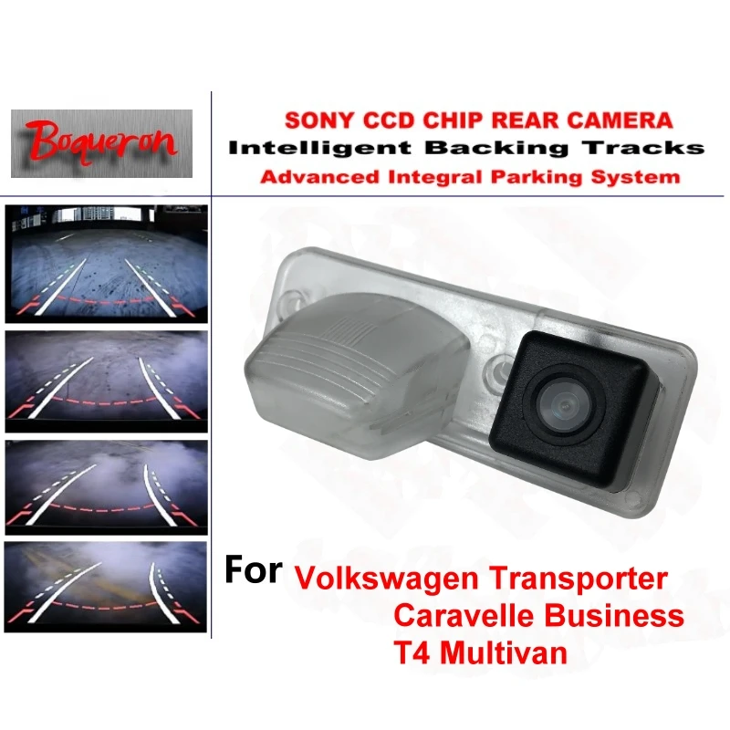 Для Volkswagen VW T4 Multivan Transporter Caravelle бизнес CCD интеллектуальные треки динамическое руководство автомобиля резервная камера заднего вида