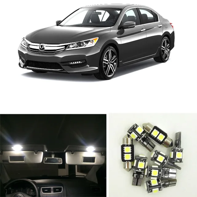 12pcs White Led Light Bulbs Interior Package Kit For 1998 1999 2000 12pcs White Led Light Bulbs Interior Package Kit For 1998 1999 2000 2001 2002 Honda Accord