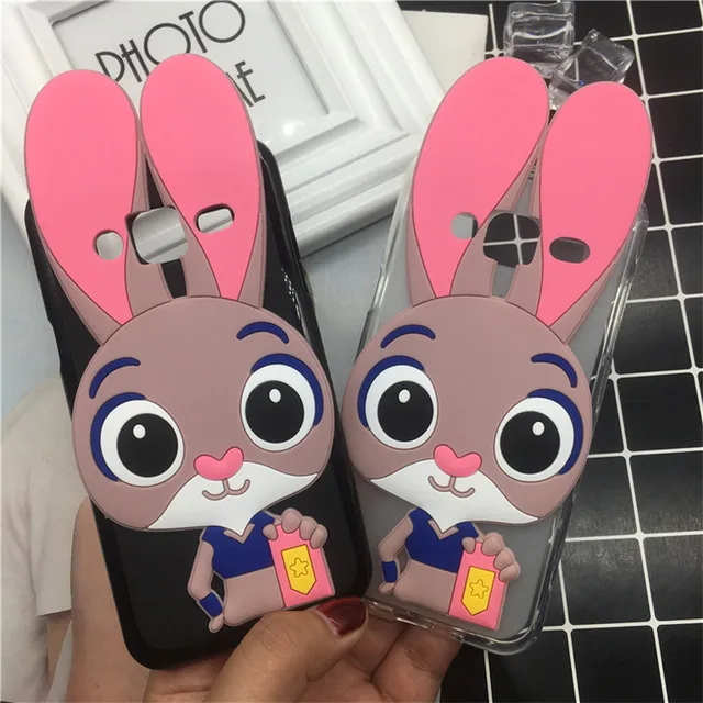 Special Price 3D Cute Cartoon Cases Cover for Huawei Y3 2017 Rabbit Rubber Soft Silicone Case for Huawei Y3 2017 Phone Cases