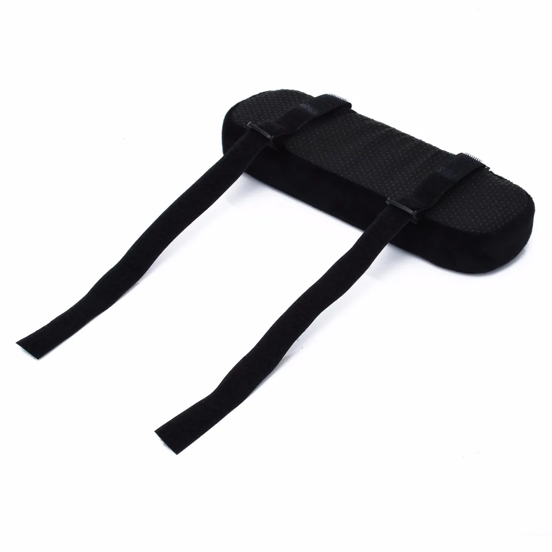 2pcs Slow Rebound Memory Foam Armrest Cushion Pad Black Breathable Chair Mat Elbow Rest Cushion For Office Home Chairs Mayitr