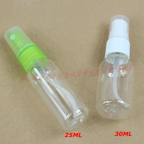 

3pcs/lot 25/35/50ML Empty Plastic Perfume Transparent Atomizer Spray Bottle Mini Small New