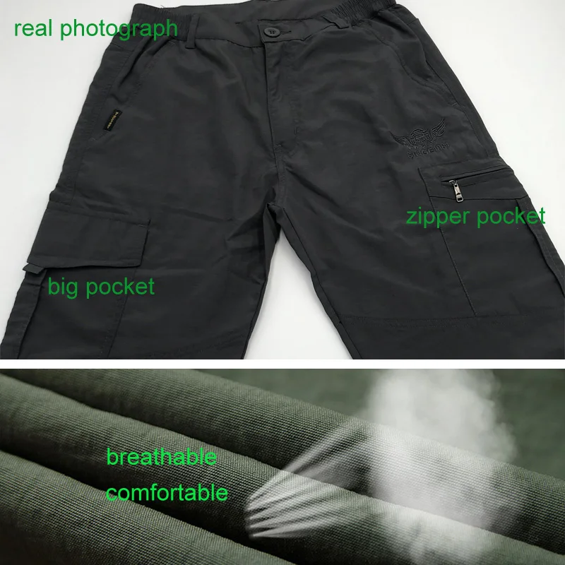 Billige LoClimb Außen Schnell Trocken Wandern Hosen Männer Sommer Berg Klettern Angeln Hosen Armee Trekking Sport Wasserdichte Hosen, AM005