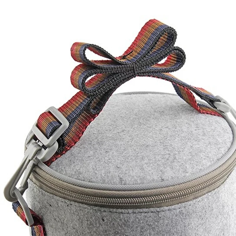 Круглая сумка переносная молния сохранение тепла коробка обед сумки простой дизайн Многоразовый Пикник изолированная сумка для ланча