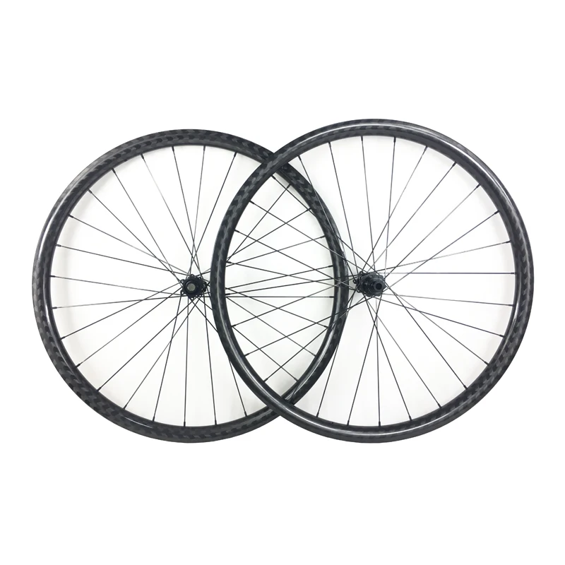 Discount 29er 28mm x 28mm asymmetric MTB XC carbon wheels tubeless ready 240s straight pull 6 bolts 15 x 110mm 12 x 148mm boost wheelset 5