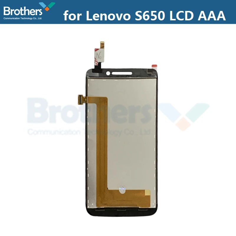 LCD Screen for Lenovo S650 LCD Display Touch Screen Digitizer forLenovo S650 LCD Assembly Phone Replacement AAA No Frame White (1)
