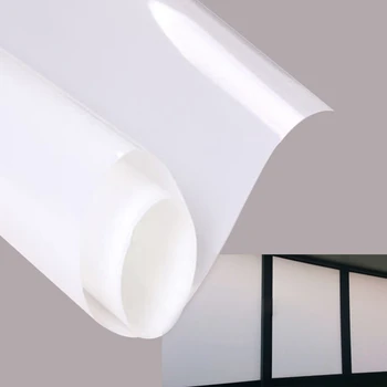 

90cm x 100cm Opaque White Frosted Privacy Window Film Glass Covering Film Sticker Bathroom Toilet Window tint