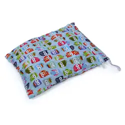 Подгузники сумка Размещение для хранения моющиеся детские трусики (Синий Сова)