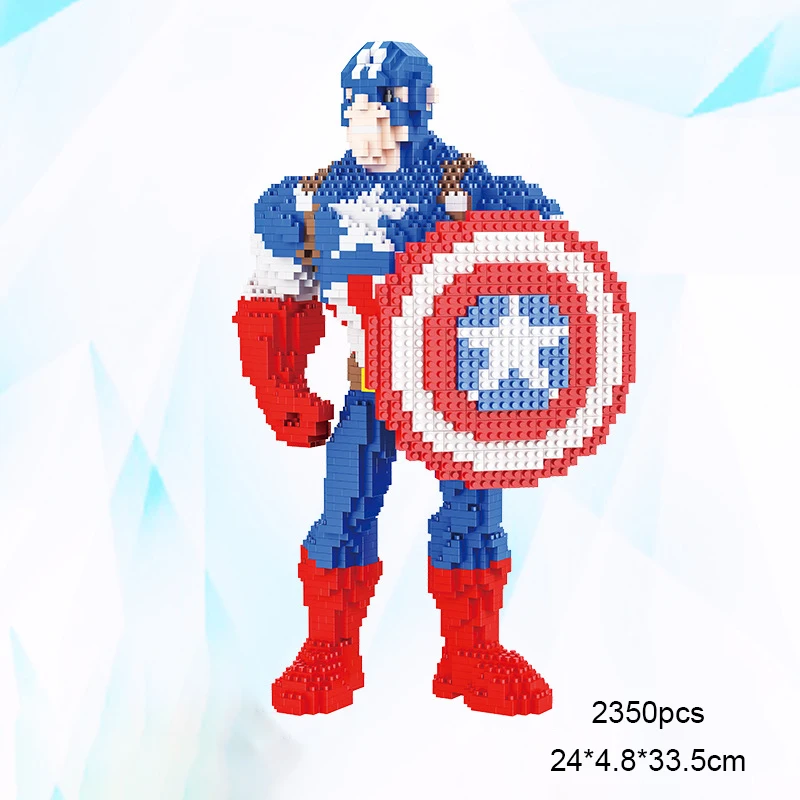 Герой Marvel серии маленькое образование частиц блоки игрушки 2000 шт. детские развивающие строительные блоки экологическая гранула