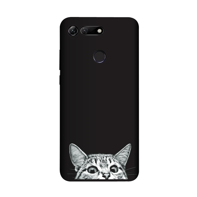 Силиконовый чехол QAQsam 6,4 дюйма для huawei Honor View 20, матовый чехол с рисунком для телефона, чехол s для huawei Honor V20 Funda