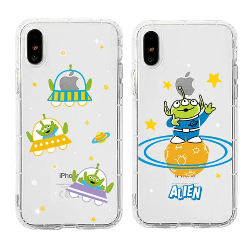 

Cute Cartoon Transparent Soft Case For iphone XS MAX XR X Cover For iphone 6 6S 8 7 plus Shockproof shell Capa