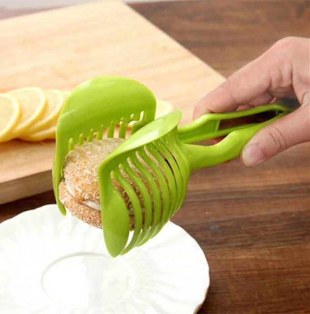 Shop for Food Slicer Handheld Lemon Slicer Tomato Slicer Egg Slicer Round  Slice Food Clip Kitchen Splitter Fruit & Vegetable Tools at Wholesale Price  on