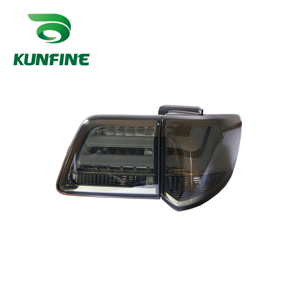 KUNFINE пара автомобиля задний блок освещения для TOYOTA FORTUNER 2012 2013 светодиодный стоп-сигнал с поворотным сигналом