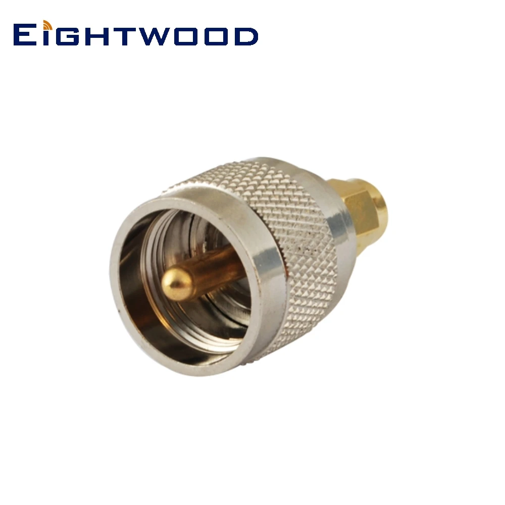 Eightwood RF Coaixal Connector SMA UHF SO 239 Car Radio Antenna Adapter