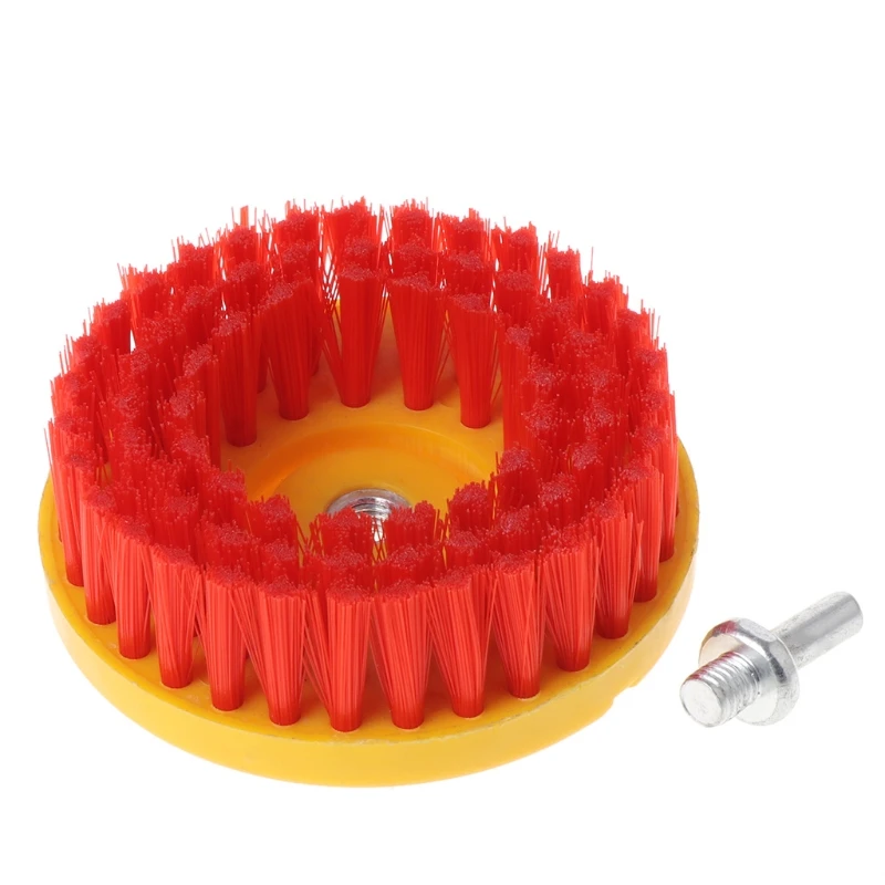 110mm Drill Power Scrub Clean Brush for Leather Plastic Wooden