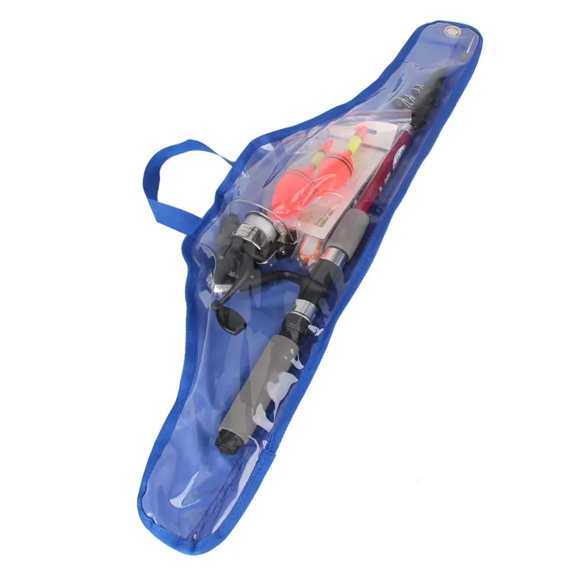 1.8m/1.5m Portable Fishing Rod Combo Mount Fishing Rod Reel Kit Floats Hooks Fish Tackle Neoprene Handle Screw Compelet Starter