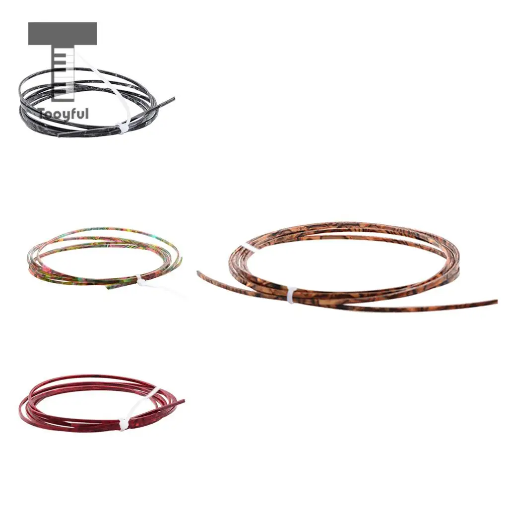 Tooyful Celluloid Guitar Binding Purfling Strip for Guitar Body Project Supplies