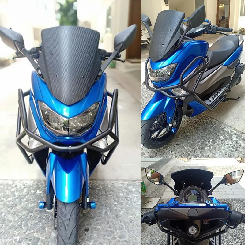 

Motorcycle NMAX Side Collision Bumper fender-guard buffer bar legs knees protector crash bars fence For Yamaha Nmax155 2016-2019