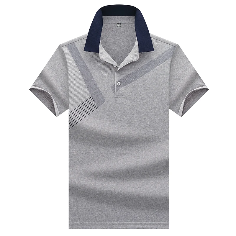Высокое качество Tops & Tees Для мужчин поло из чистого полиэстера футболки Бизнес