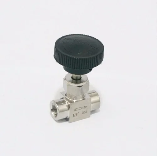 1/" BSP Женская резьба 304 нержавеющая сталь контроль отключения игольчатого клапана
