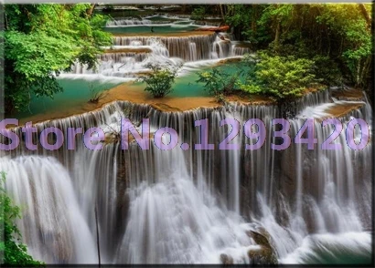 

5D Full Drill Diamond Painting Cross Stitch Kits Wall Decor Pasted Rhinestone Diy Craft diamond embroidery Waterfall Landscape