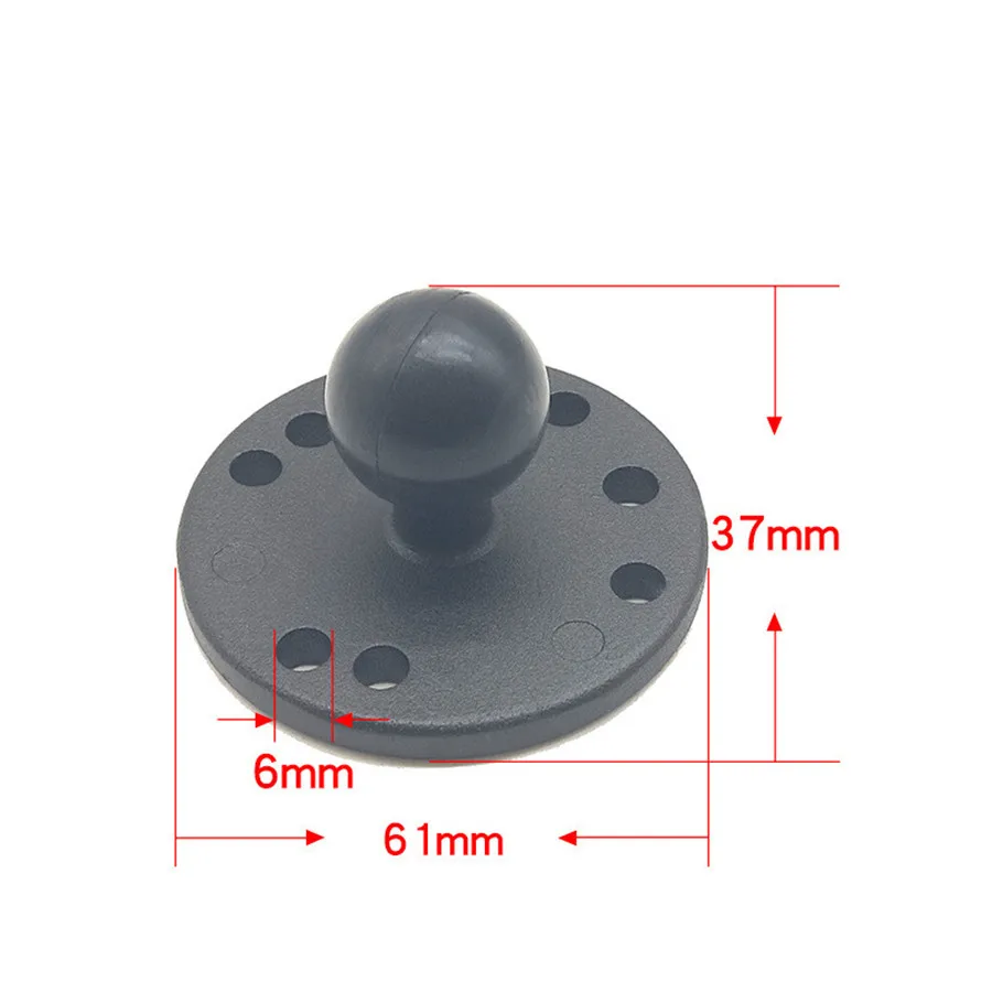 Round Base to 1 inch Ball Mount (2)