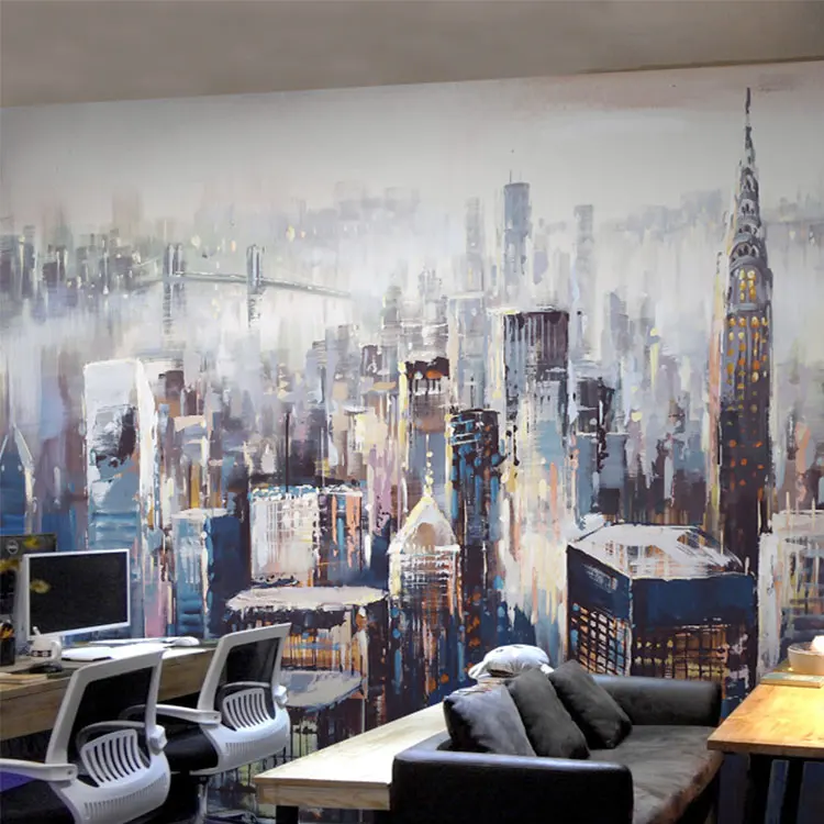 Us 11 78 20 Off Custom 3d Photo Wallpaper Fashion European Style Retro City Scenery Wallpaper Bedroom Dining Room Sitting Room Abstract Wa In