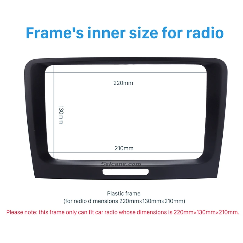 Seicane OEM стиль автомобиля стерео радио панель для 2009- Skoda Superb установка крепление 2 Din отделка комплект рамка