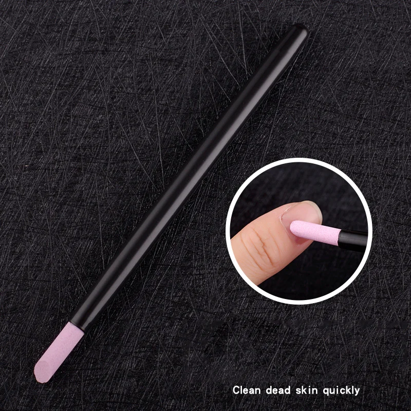 

1PCS Quartz Nail Cuticle Remover Dead Skin Propeller Ceramic Quartz Pen Trimmer Manicure Manicure Tool