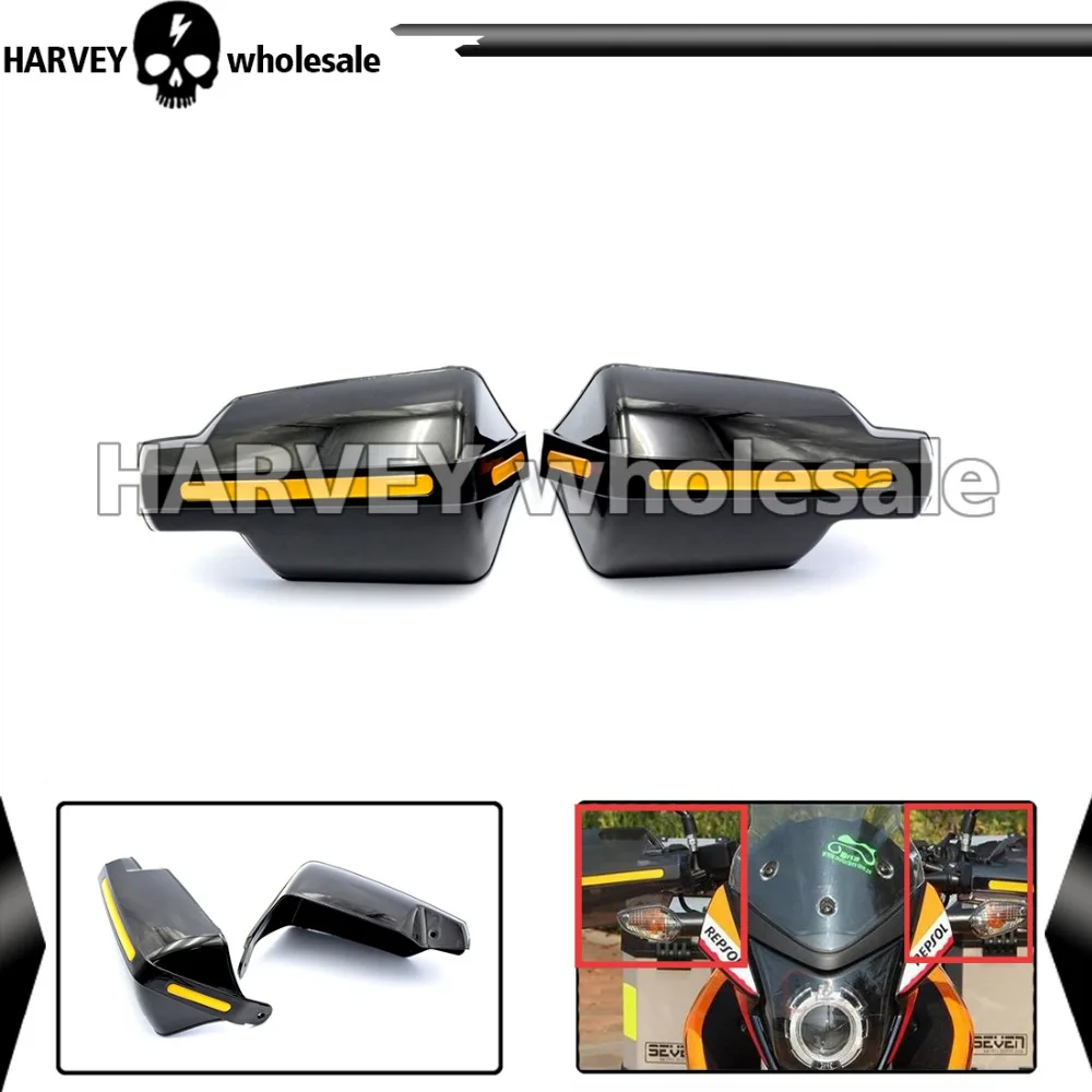 

1 Pair Universal Motorcycle Handguards Protectors Hand Guards Windscreen FOR HONDA CB400 VTEC400 CB-1 VTR250