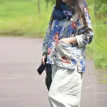 Женские Ретро принтованные футболки с v-образным вырезом, Женские винтажные принтованные футболки, Женские повседневные топы с принтом, футболки