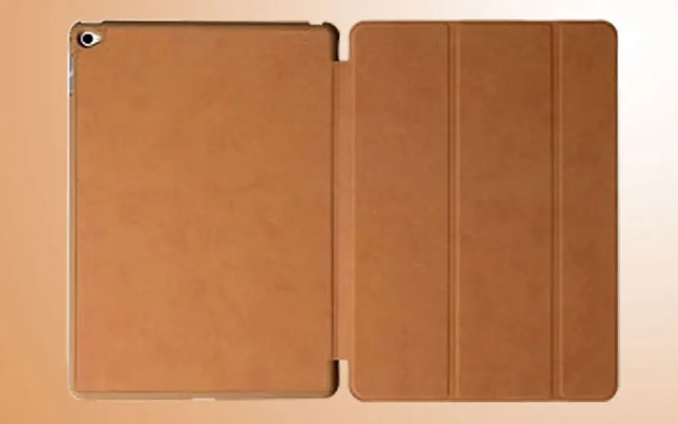 Deerskin Grain Tablets Case For iPad 568 9.7'' Smart Wake Sleep PU+PC Cases Tri-folded Protective Cover For iPad 9.7 2018 Case-4