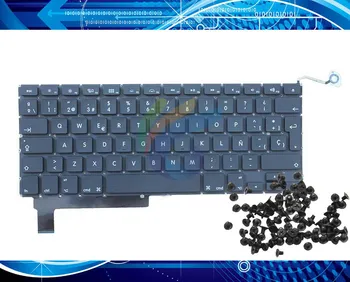 

NEW Spainish keyboard For Macbook Pro 15" A1286 UK Keyboard with Screws 2009-2012 MB985 MC721 MD103