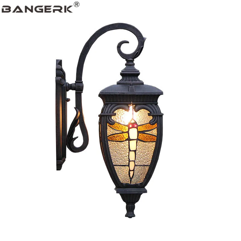 American Outdoor LED Wall Light Waterproof Aluminum Porch Lights Sconce Lighting Garden Balcony Aisle Lamp Decor Luminaire | Лампы и