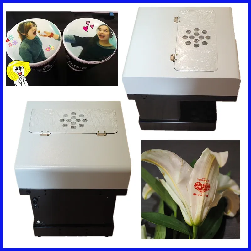 

Protable use Wifi 3d edible coloring ink printing selfie coffee printer