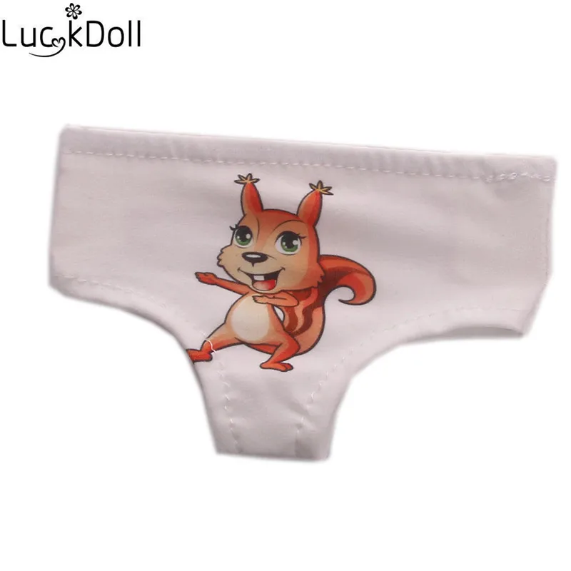 Luckdoll новые кукольные аксессуары мультфильм трусики подходят 43 см кукла, лучший подарок для детей - Цвет: n902