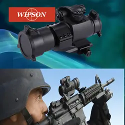 WIPSON 32 мм M2 Прицельная телескопа Лидер продаж лазерный прицел с Reflex Red Dot Сфера Черный Прицельная телескопа для Пикатинни